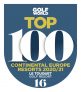 Top 100 Golf Resorts in Continental Europe