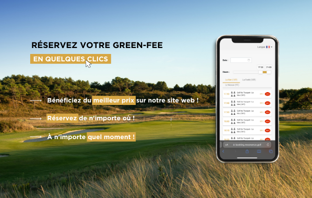 Réservez votre green-fee au meilleur prix !