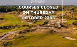 THURSDAY, OCTOBER 23 – COURSES CLOSURE - Open Golf Club